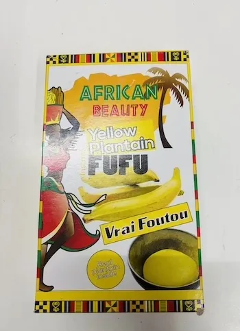 African Beauty Yellow Plantain Fufu