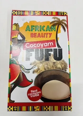 African Beauty Cocoyam Fufu