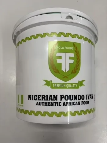 Nigerian Poundo Iyan Fola Foods