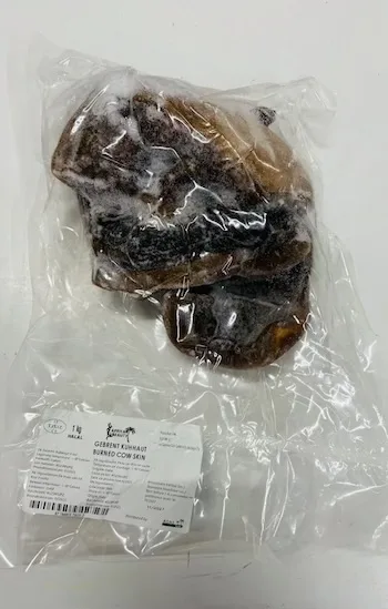 Burned Cow Skin